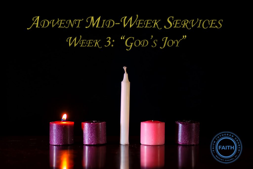 Mid-Week Advent Worship Service – Week 3