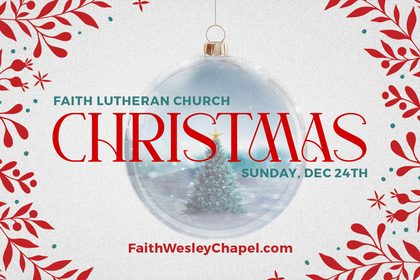 Lutheran Christmas Church Service in Wesley Chapel, FL
