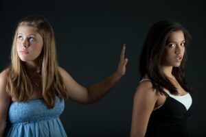 Devotion 28 Days of Prayer - Pray for our Enemies - Girls in an argument