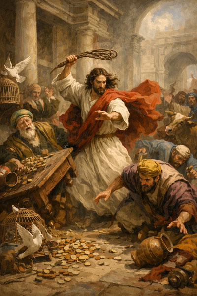Daily Devotion - Faith Lutheran Church, Wesley Chapel, FL - Jesus cleansing the temple