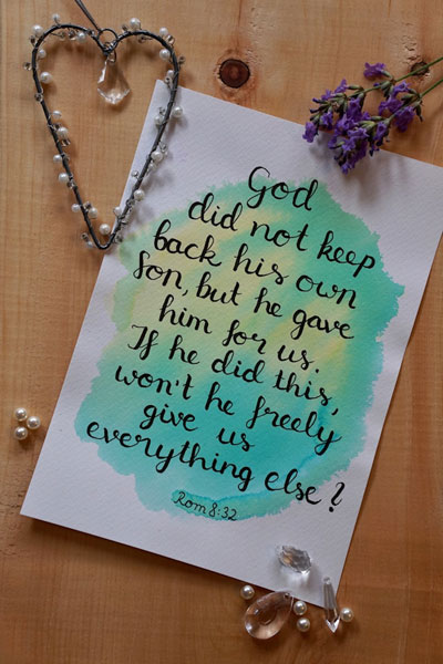 The Other Six - Faith Lutheran Church, Wesley Chapel, FL - Card about Jesus giving Himself