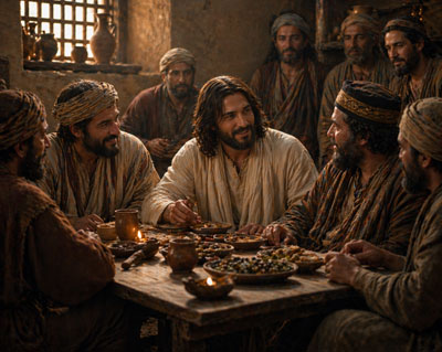 The Other Six - Faith Lutheran Church, Wesley Chapel, FL - Jesus eats with tax collectors