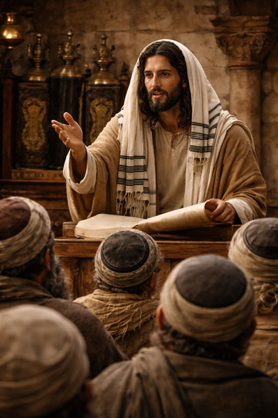 The Other Six - Faith Lutheran Church, Wesley Chapel, FL - Jesus in a synagogue