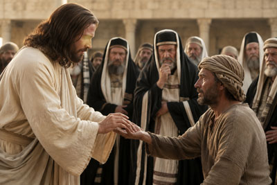 The Other Six - Faith Lutheran Church, Wesley Chapel, FL - Jesus healing a man's hand