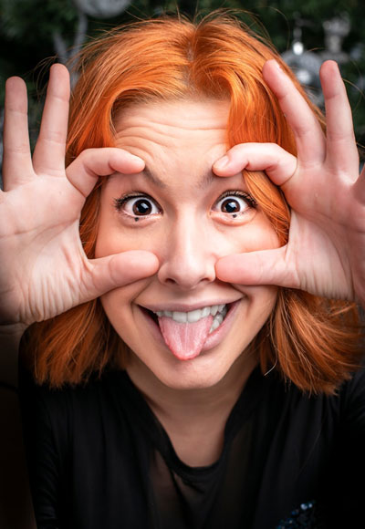 Daily Devotion - Faith Lutheran Church, Wesley Chapel, FL - Woman making silly face