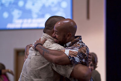 The Other Six - Faith Lutheran Church, Wesley Chapel, FL - Friends hugging