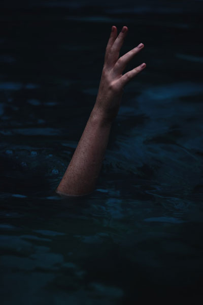 The Other Six - Faith Lutheran Church, Wesley Chapel, FL - hand reaching out of water