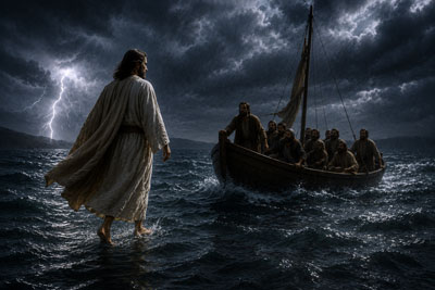 Daily Devotion - Faith Lutheran Church, Wesley Chapel, FL - Jesus walking on water