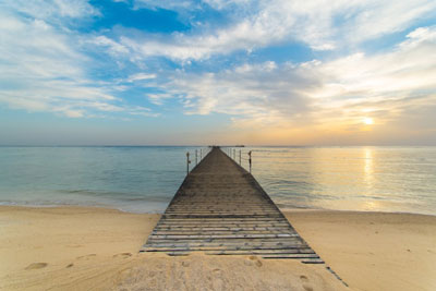 Daily Devotion - Faith Lutheran Church, Wesley Chapel, FL - Pier over water