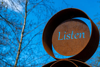 Daily Devotion - Faith Lutheran Church, Wesley Chapel, FL - Listen sign