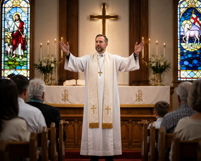 Daily Devotion - Faith Lutheran Church, Wesley Chapel, FL - Pastor blessing