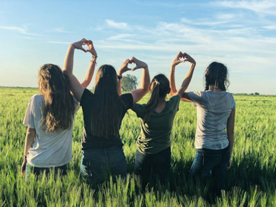 Daily Devotion - Faith Lutheran Church, Wesley Chapel, FL - Friends in a field