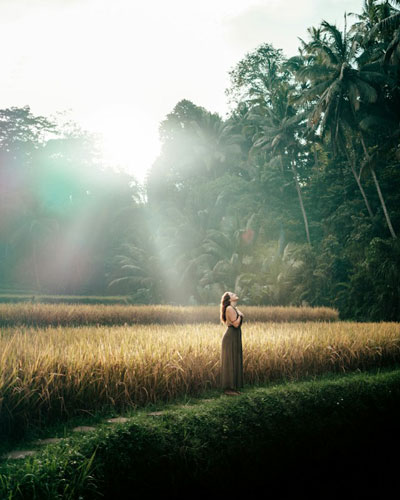 Daily Devotion - Faith Lutheran Church, Wesley Chapel, FL - Woman breathing in a field - gratitude