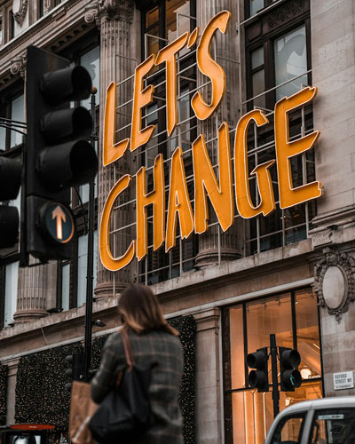 Daily Devotion - Faith Lutheran Church, Wesley Chapel, FL - Let's change sign