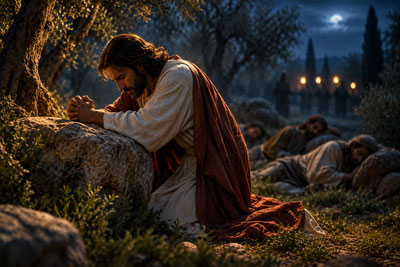 The Other Six - Faith Lutheran Church, Wesley Chapel, FL - Jesus prays in the garden